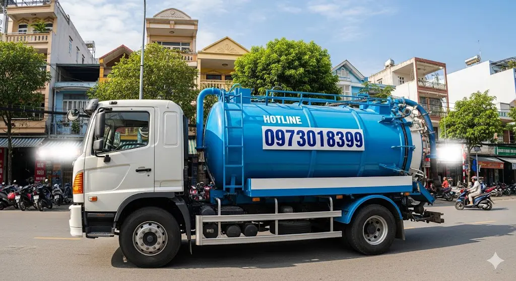 Hút Hầm Cầu Củ Chi Giá Rẻ, Có Mặt 30 Phút, Sạch Triệt Để