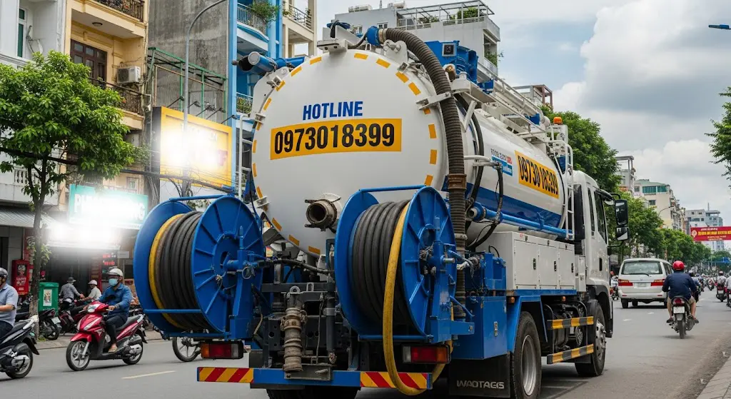 Xe hút hầm cầu Môi trường Sài Gòn phục vụ uy tín tại Bình Thạnh