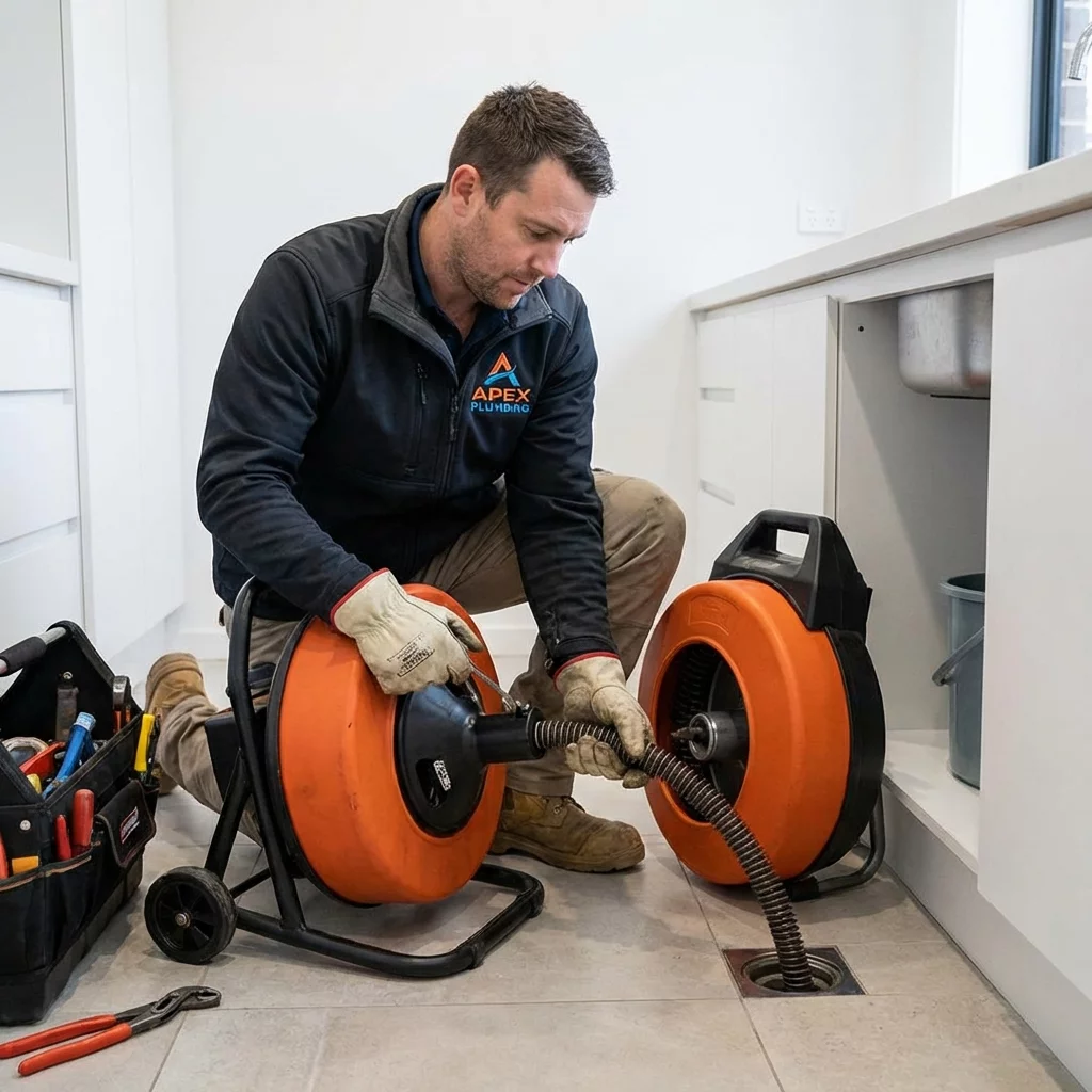 Máy thông cống lò xo